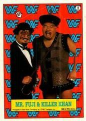 Mr. Fuji, Killer Khan #14 Wrestling Cards 1987 Topps WWF Stickers Prices