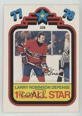 Larry Robinson Hockey Cards 1978 O-Pee-Chee Prices