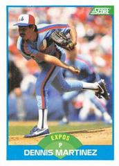 Dennis Martinez #114 Baseball Cards 1989 Score Prices