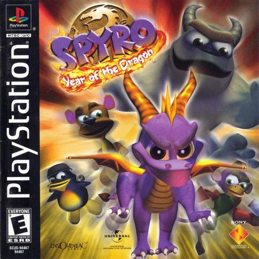 Spyro Year of the Dragon Cover Art