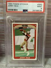 Jerry Rice #363 Football Cards 1990 Panini Sticker Prices