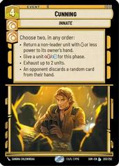 Cunning #203 Star Wars Unlimited: Spark of Rebellion Prices