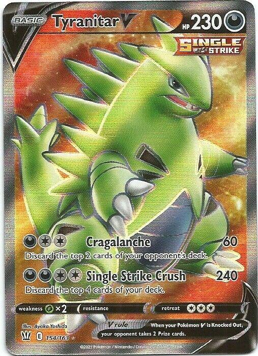 Tyranitar V #154 Prices | Pokemon Battle Styles | Pokemon Cards