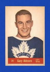Gary Aldcorn #24 Hockey Cards 1957 Parkhurst Prices