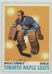 Bruce Gamble Hockey Cards 1970 Topps Prices