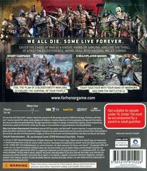 Back Cover | For Honor Xbox One