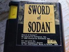 Cartridge (Front) | Sword of Sodan Sega Genesis