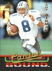 Troy Aikman #1 Football Cards 1994 Pinnacle Canton Bound Prices