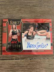 Alexa Grasso [Red] Ufc Cards 2022 Panini Select UFC Octagon Action Signatures Prices