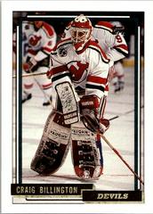 Craig Billington [Gold] Hockey Cards 1992 Topps Prices