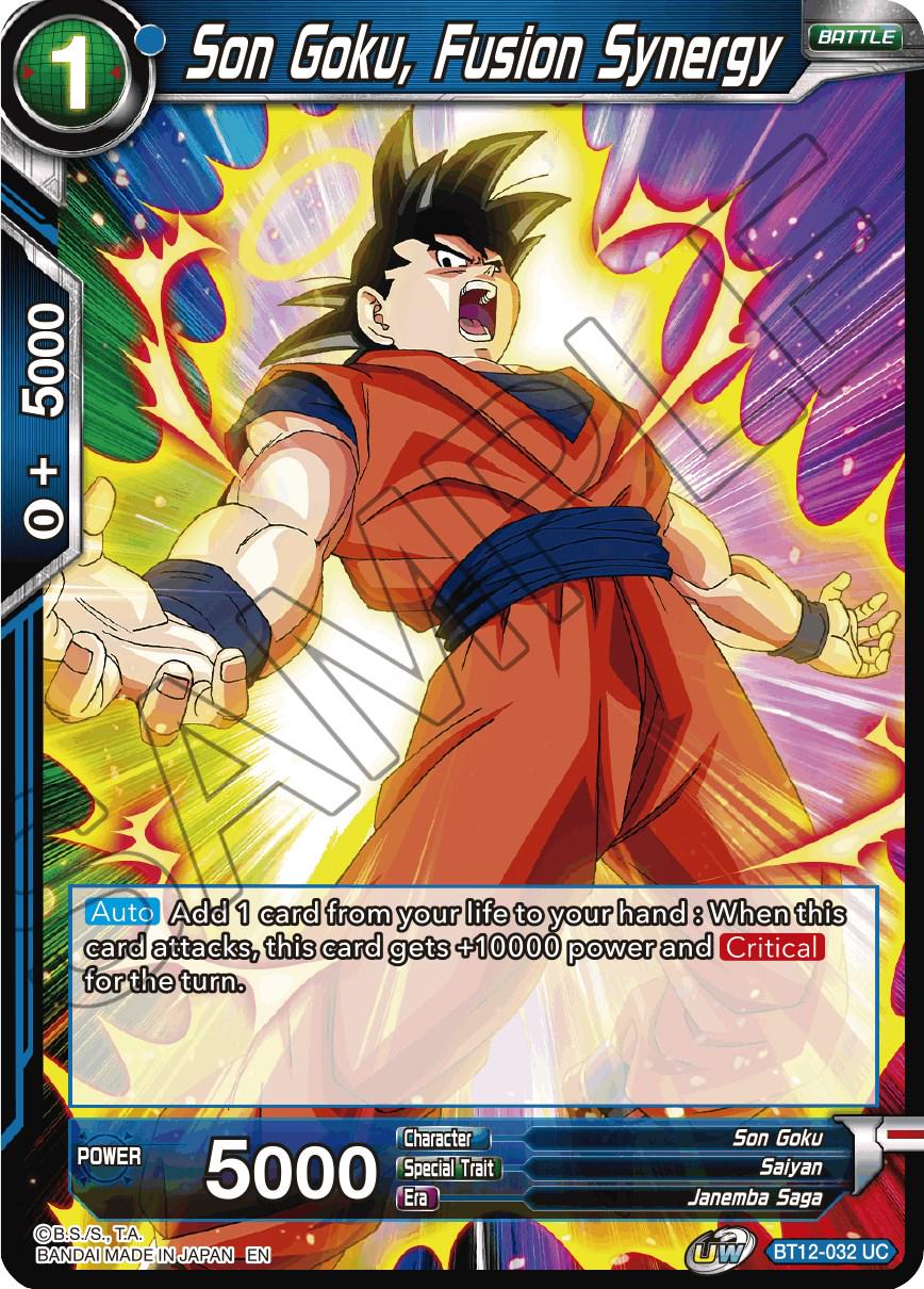 Son Goku, Fusion Synergy BT12-032 Dragon Ball Super Vicious Rejuvenation