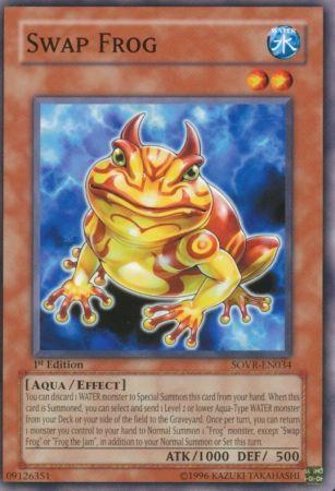 Swap Frog [1st Edition] SOVR-EN034 YuGiOh Stardust Overdrive