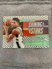 Giannis Antetokounmpo [Emerald] #13 Basketball Cards 2019 Panini Illusions Shining Stars Prices