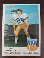 Peter Francis Football Cards 1970 O Pee Chee CFL Prices