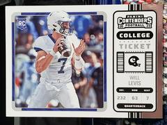 Will Levis #2 Football Cards 2023 Panini Chronicles Draft Picks Contenders College Ticket Prices