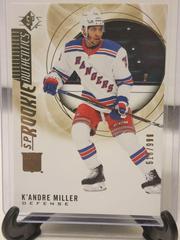 K'Andre Miller [Gold] #130 Hockey Cards 2020 SP Prices