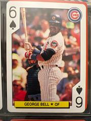 George Bell [6 of Spades] Baseball Cards 1991 U.S. Playing Card All Stars Prices