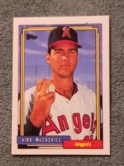 Kirk McCaskill #301 Baseball Cards 1992 Topps Micro Prices