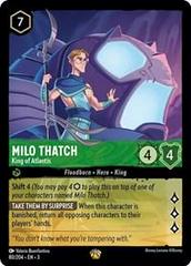 Milo Thatch - King of Atlantis Lorcana Into the Inklands Prices