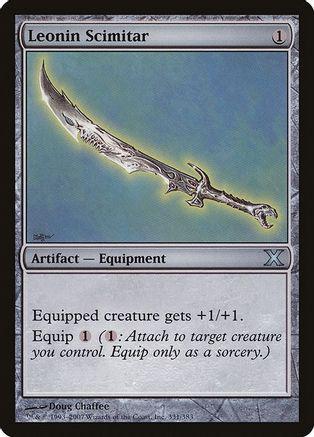 Leonin Scimitar [Foil] Magic 10th Edition