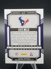 Back Of Card | Davis Mills [Circular] Football Cards 2023 Panini Score