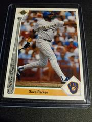 Dave Parker Baseball Cards 1991 Upper Deck Silver Sluggers Prices