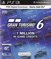 Gran Turismo 6 1 Million In-Game Credits PAL Playstation 3 Prices