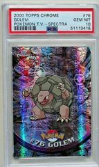 Golem [Spectra] #76 Pokemon 2000 Topps Chrome Prices