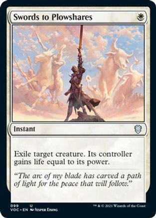 Swords to Plowshares #99 Magic Innistrad: Crimson Vow Commander