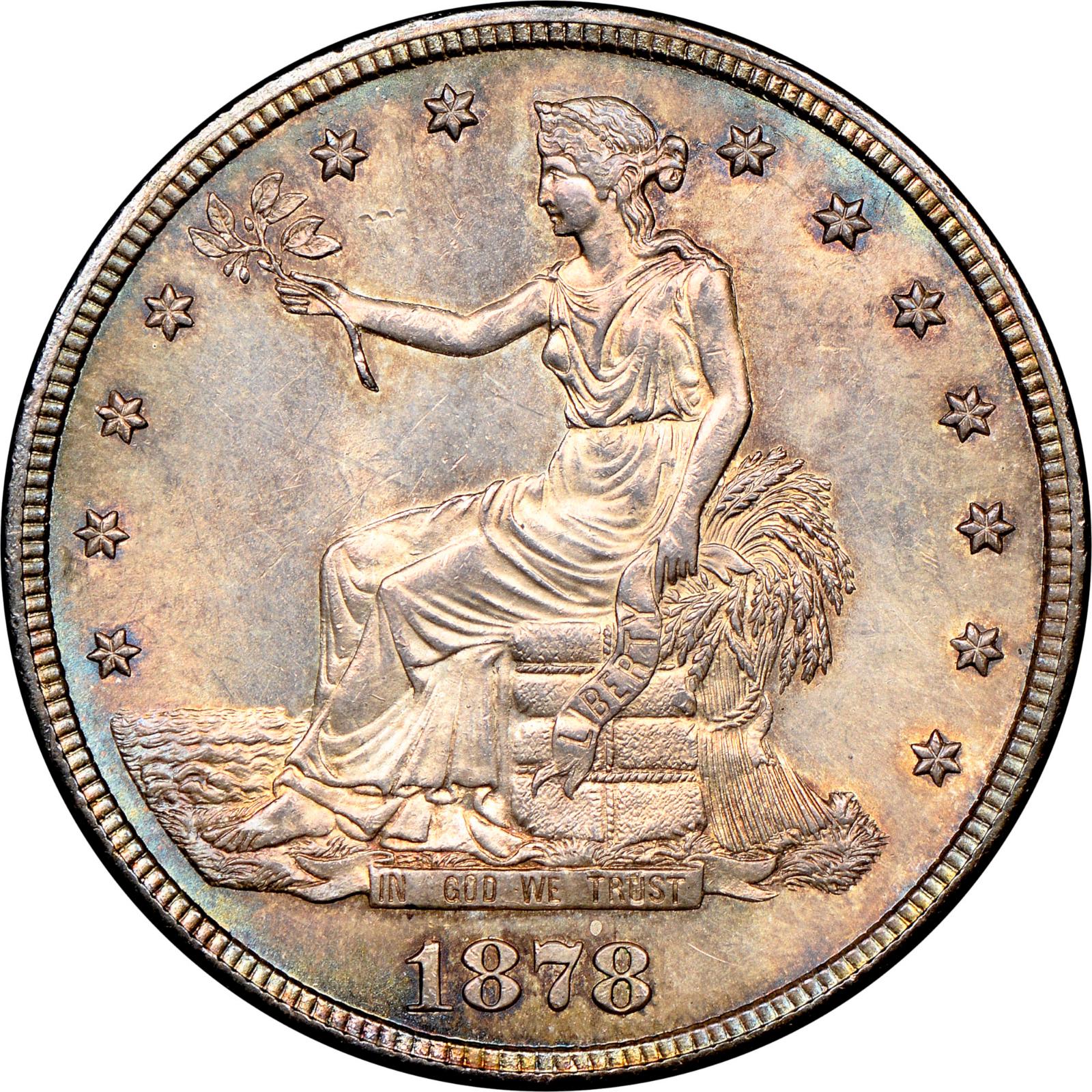 1878 [PROOF] Coins Trade Dollar