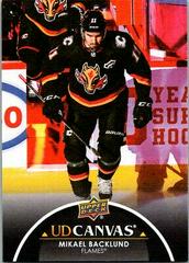 Mikael Backlund [Black] Hockey Cards 2021 Upper Deck UD Canvas Prices