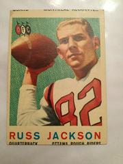 Russ Jackson Football Cards 1959 Topps CFL Prices