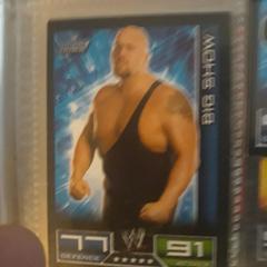 Big Show Wrestling Cards 2008 Topps WWE Slam Attax Prices