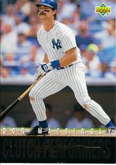Don Mattingly #R14 Baseball Cards 1993 Upper Deck Clutch Performers Prices