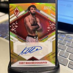 Zabit Magomedsharipov [Gold] Ufc Cards 2022 Panini Chronicles UFC Phoenix Autographs Prices