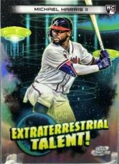 Michael Harris II Baseball Cards 2023 Topps Cosmic Chrome Extraterrestrial Talent Prices