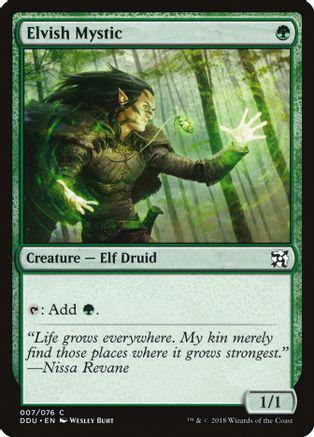 Elvish Mystic #7 Magic Duel Deck: Elves vs. Inventors