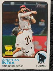 Jonathan India [Flip Stock] Baseball Cards 2022 Topps Heritage Prices