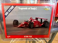 Stan Fox #9 Racing Cards 1992 Legends of Indy Prices