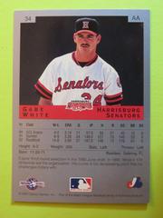 Reverse | Gabe White Baseball Cards 1993 Classic Best