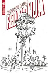 The Invincible Red Sonja [Linsner Line Art] #1 (2021) Comic Books Invincible Red Sonja Prices