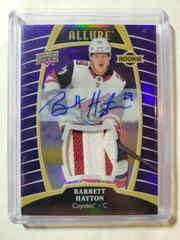 Barrett Hayton [Purple Diamond Autograph] #105 Hockey Cards 2019 Upper Deck Allure Prices