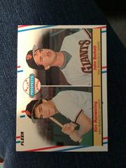 Major League Pros. [K. Manwaring, J. Burkett] #651 Baseball Cards 1988 Fleer Glossy Prices