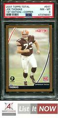 Joe Thomas [1st Edition Copper] #547 Football Cards 2007 Topps Total Prices