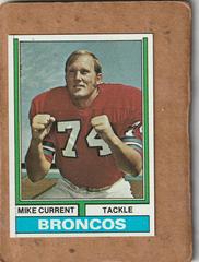 mike current #453 Football Cards 1974 Topps Prices