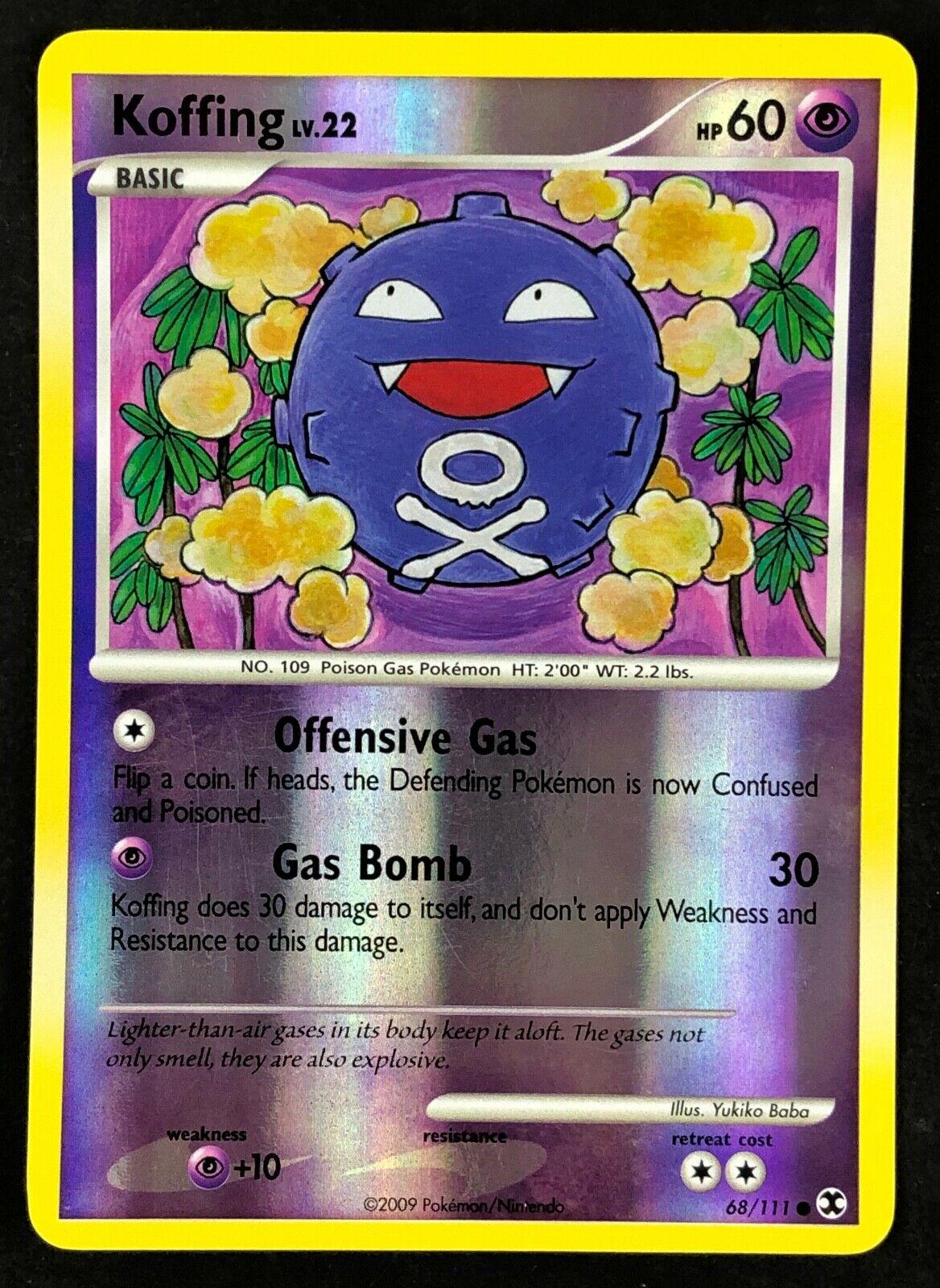Koffing [Reverse Holo] 68 Prices Pokemon Rising Rivals Pokemon Cards