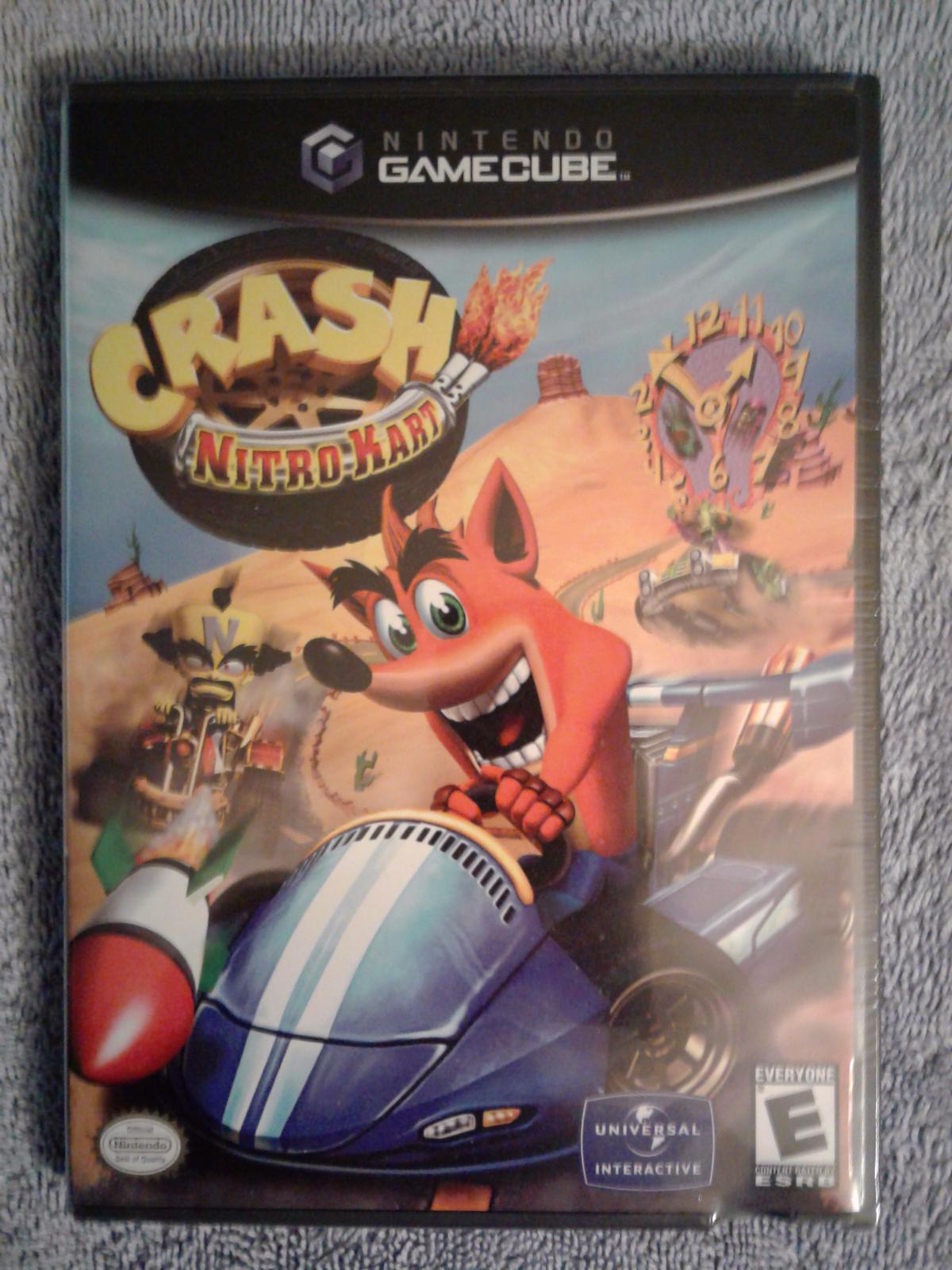 Crash Nitro Kart New Item, Box, and Manual Gamecube