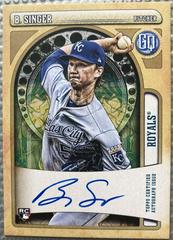 Front Of Card | Brady Singer Baseball Cards 2021 Topps Gypsy Queen Autographs