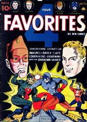 Four Favorites #12 (1943) Comic Books Four Favorites Prices