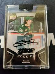 Calen Addison [Super Script Black] #221 Hockey Cards 2021 Upper Deck MVP Prices